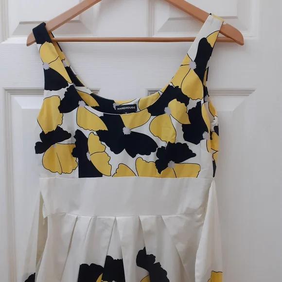 Warehouse fit & flare mini summer dress - Picture 2 of 4